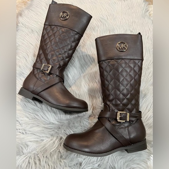 Michael Kors Girls Leather Boots. New - Picture 1 of 8